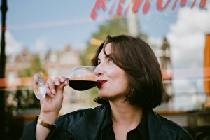 Sippin wine